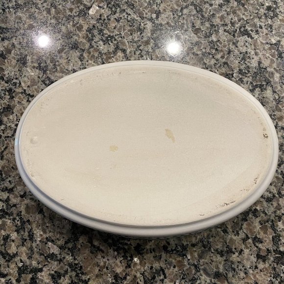 Vintage Teamson Oven Baking Casserole Dish Oval Bowl Cow Art Farm Country Decor - Picture 5 of 5